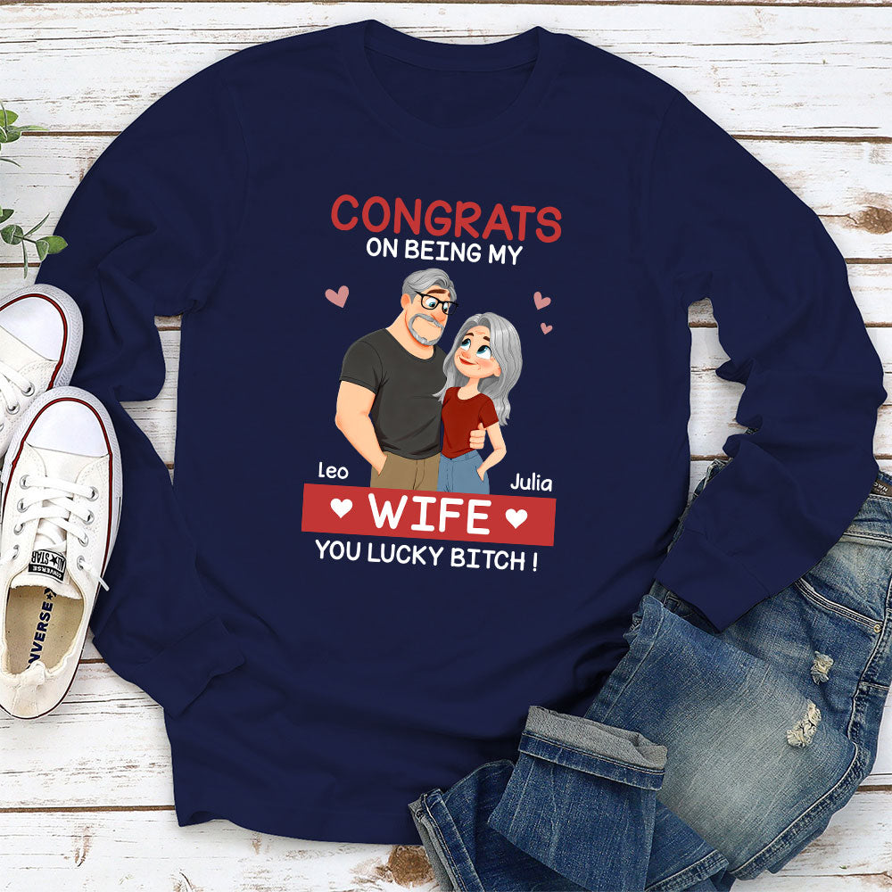 Custom Christmas Anniversary Keepsake Gifts For Wife • Together Through Forever - Personalized Shirt