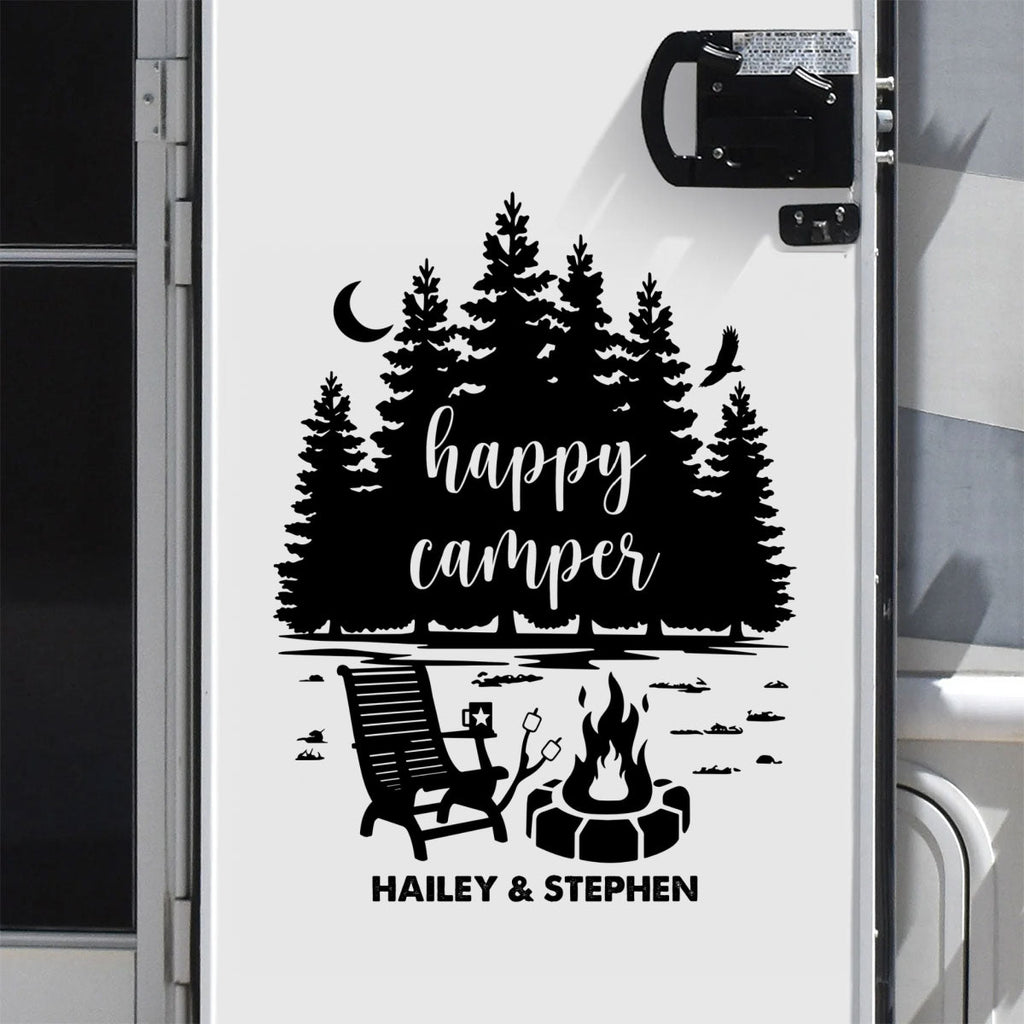 Our Happy Place - Personalized Decal