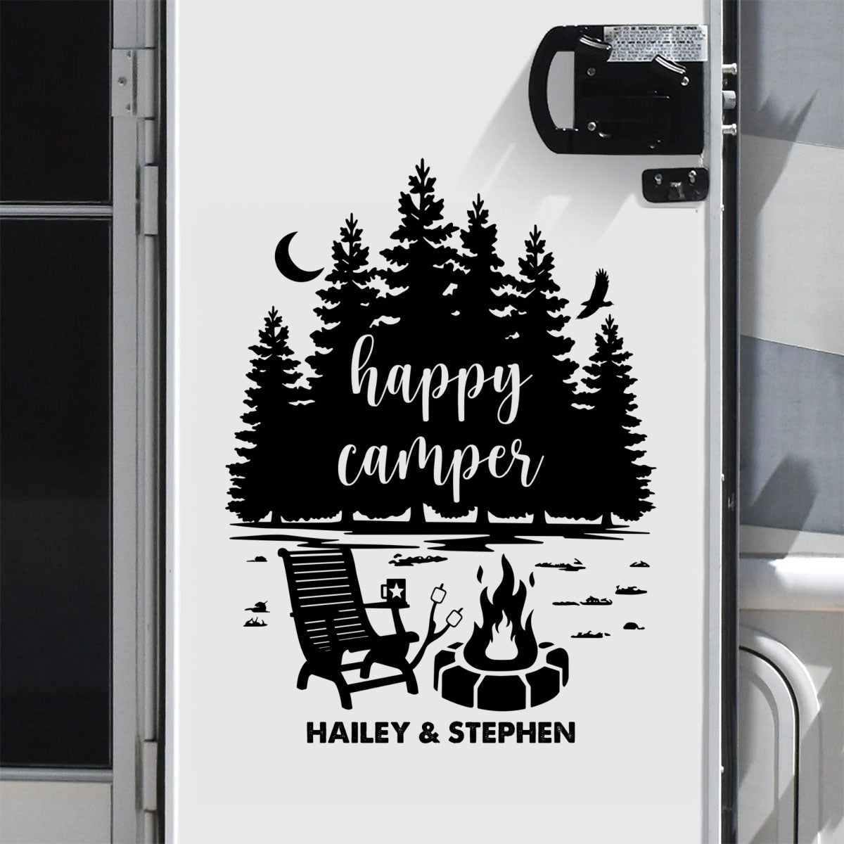 Our Happy Place - Personalized Decal