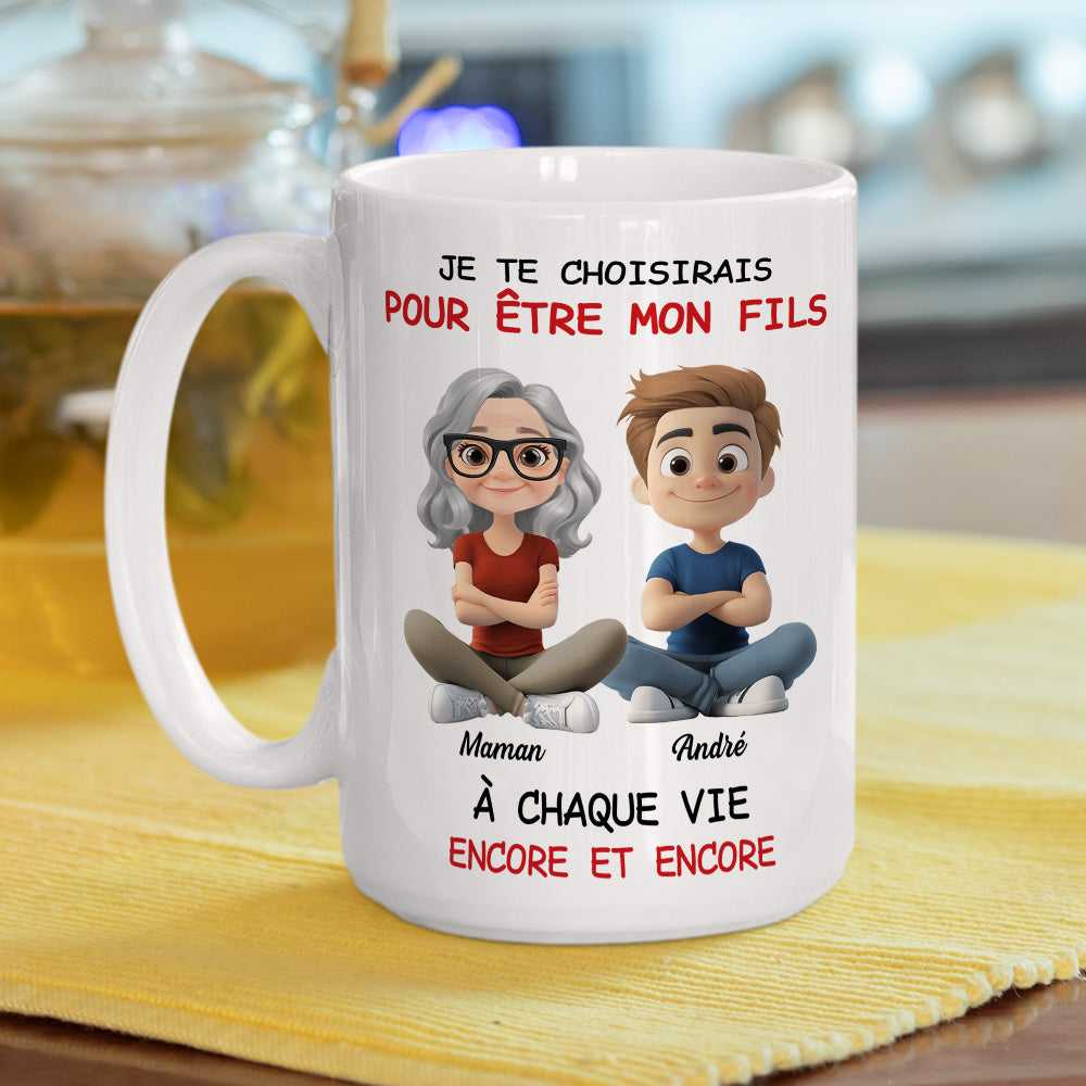 Custom Christmas & Birthday Gift for Son • Mug Personnalisé - Toujours Te Choisir 3