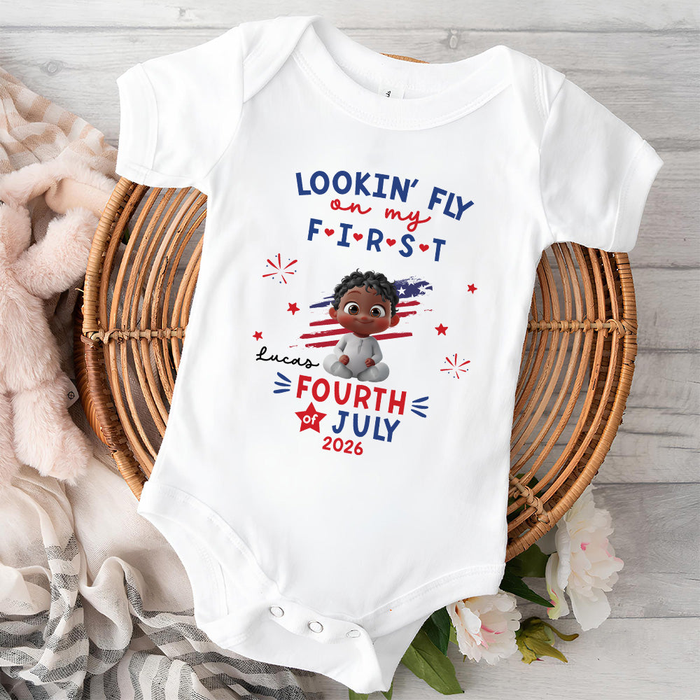 My First 4th July - Personalized Baby Onesie