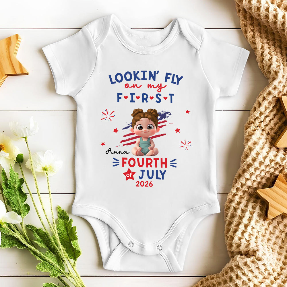 My First 4th July - Personalized Baby Onesie