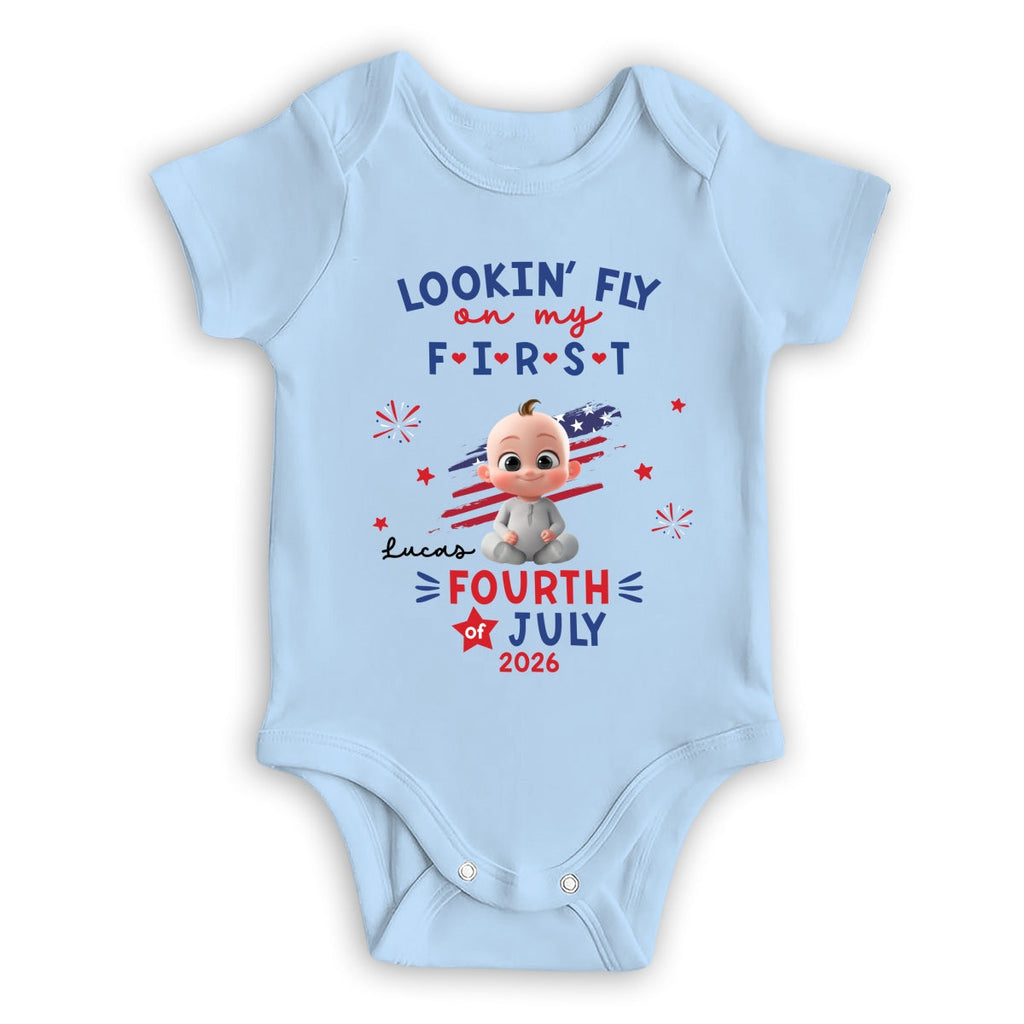 My First 4th July - Personalized Baby Onesie