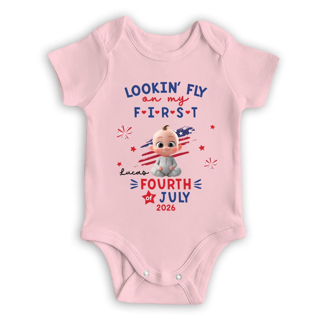 My First 4th July - Personalized Baby Onesie