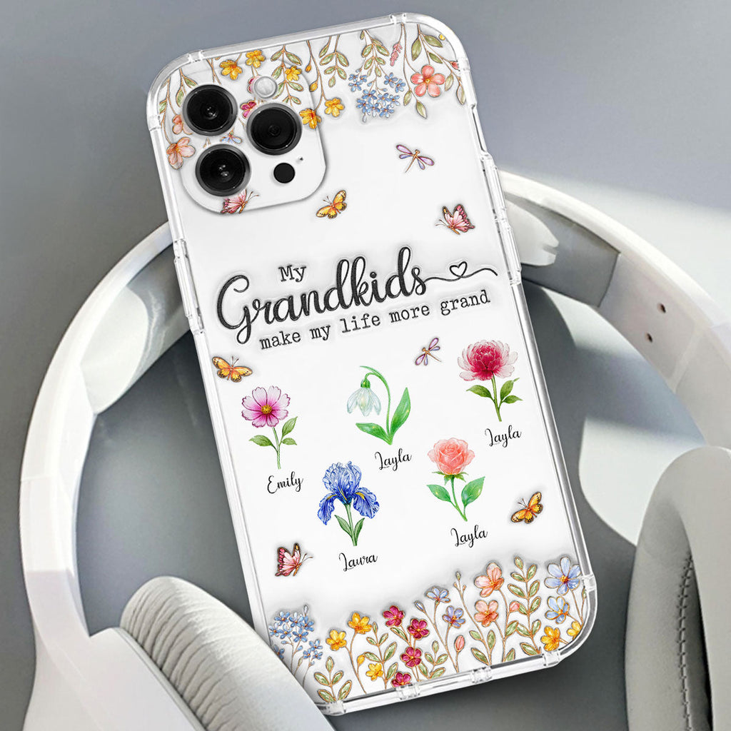 Make Life More Grand With Lovely Kids - Personalized 3D Inflated Effect Phone Case