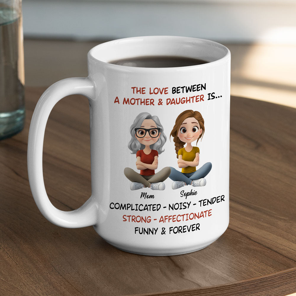 Custom Mother's Day Gift for Daughter • Complicated Noisy Tender - Personalized Coffee Mug