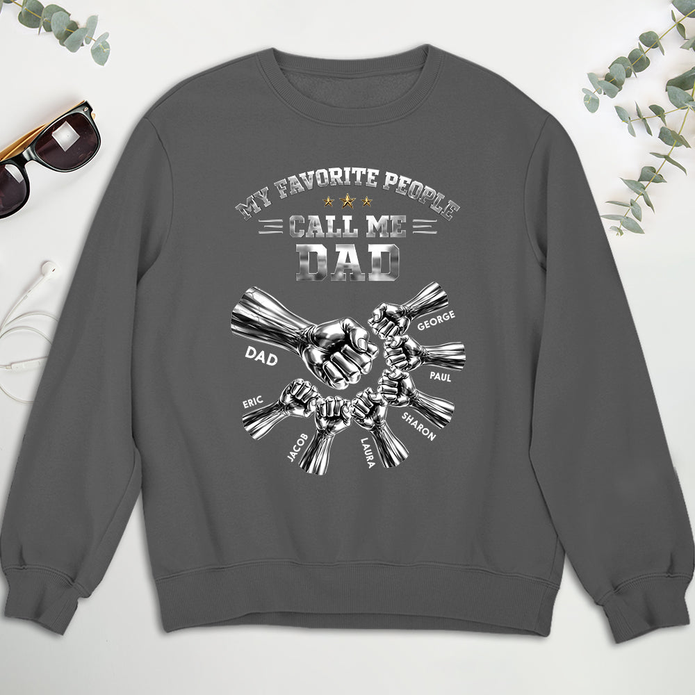 Custom Father's Day, Special Gift for Dad & Grandpa • Favorite People - Personalized Shirt