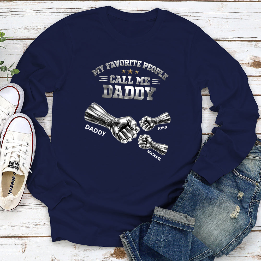 Custom Father's Day, Special Gift for Dad & Grandpa • Favorite People - Personalized Shirt