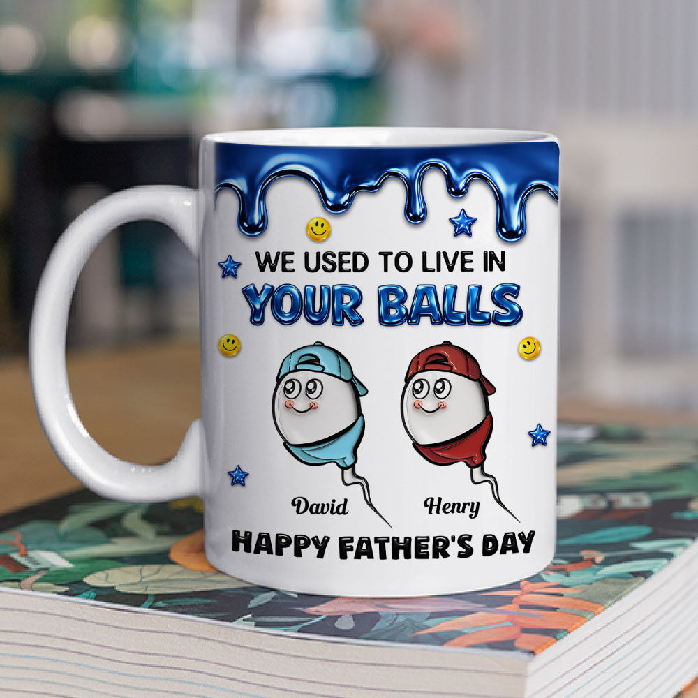 Custom Anniversary Keepsake Gifts For Couple • Where We Used To Live - Personalized 3D Inflated Effect Mug