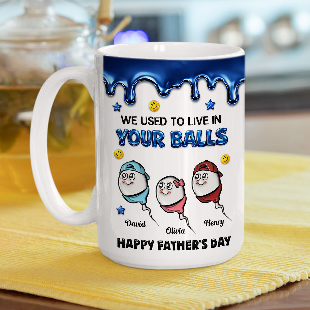 Custom Anniversary Keepsake Gifts For Couple • Where We Used To Live - Personalized 3D Inflated Effect Mug