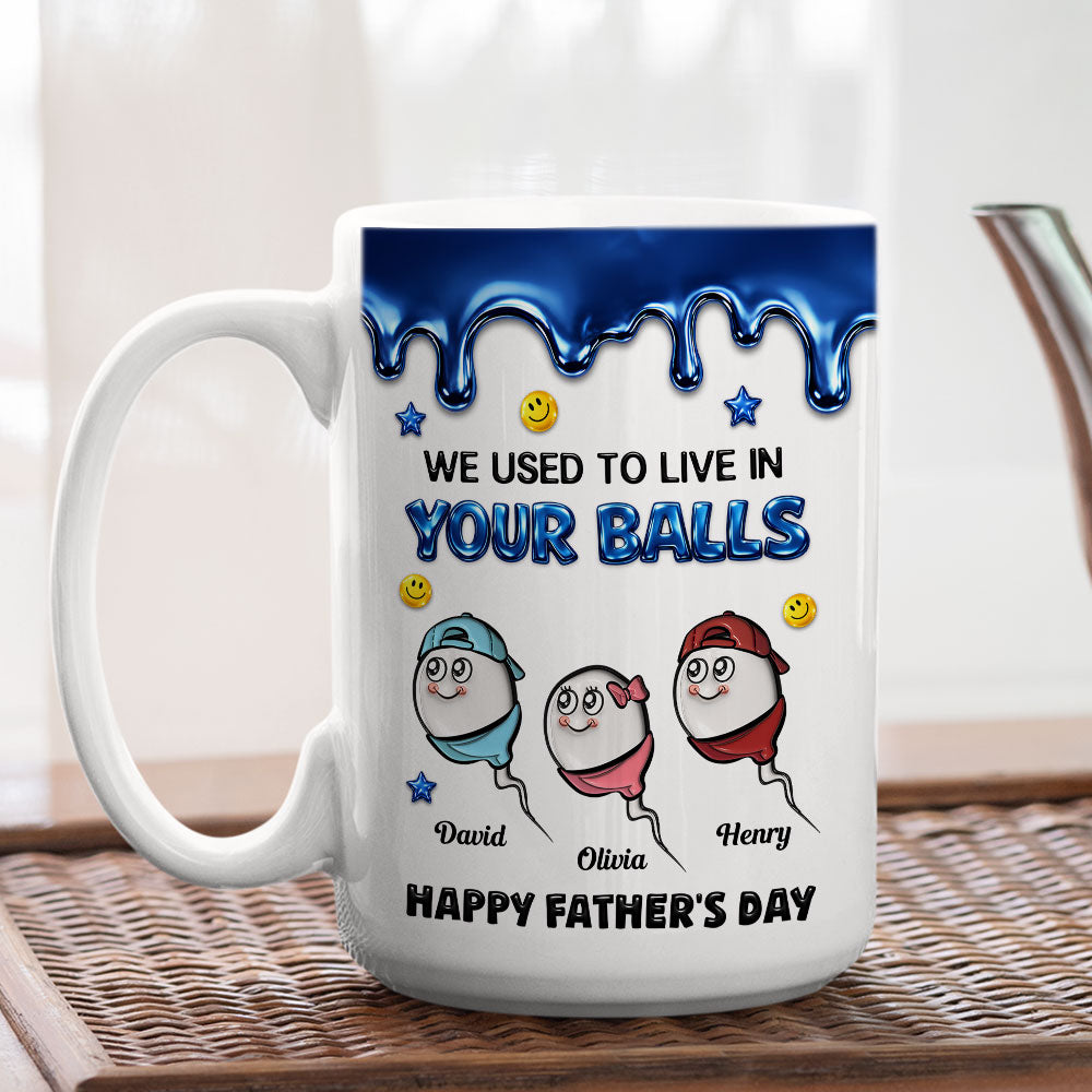 Custom Anniversary Keepsake Gifts For Couple • Where We Used To Live - Personalized 3D Inflated Effect Mug