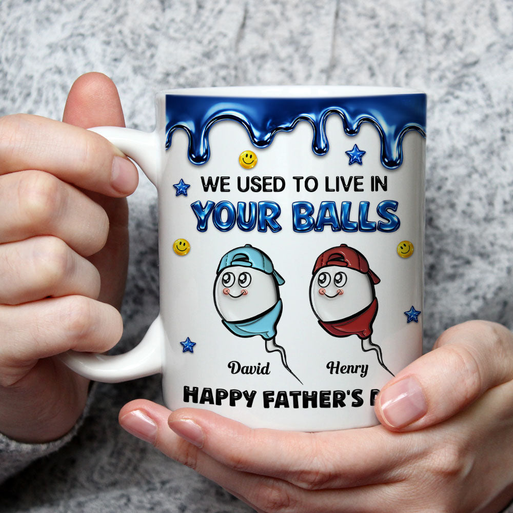 Custom Anniversary Keepsake Gifts For Couple • Where We Used To Live - Personalized 3D Inflated Effect Mug