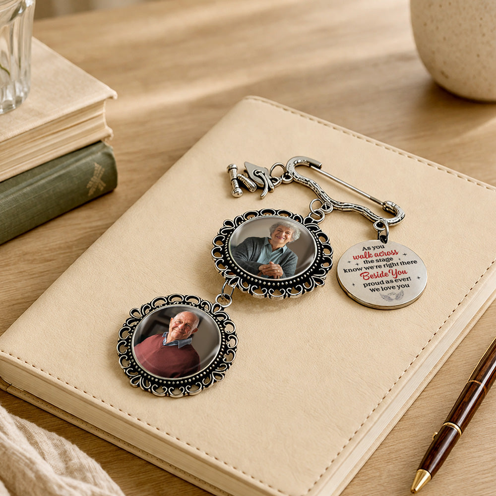 Beside You - Personalized Graduation Tassel Pin