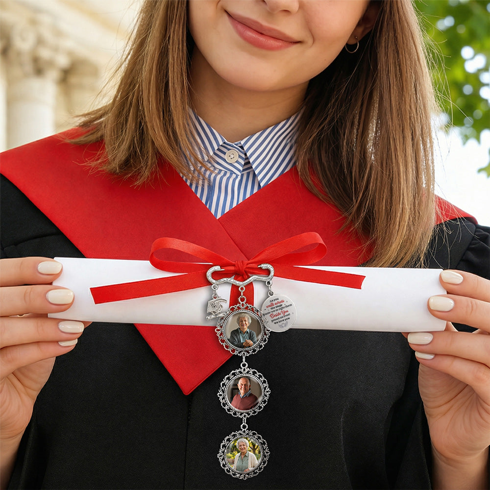 Beside You - Personalized Graduation Tassel Pin