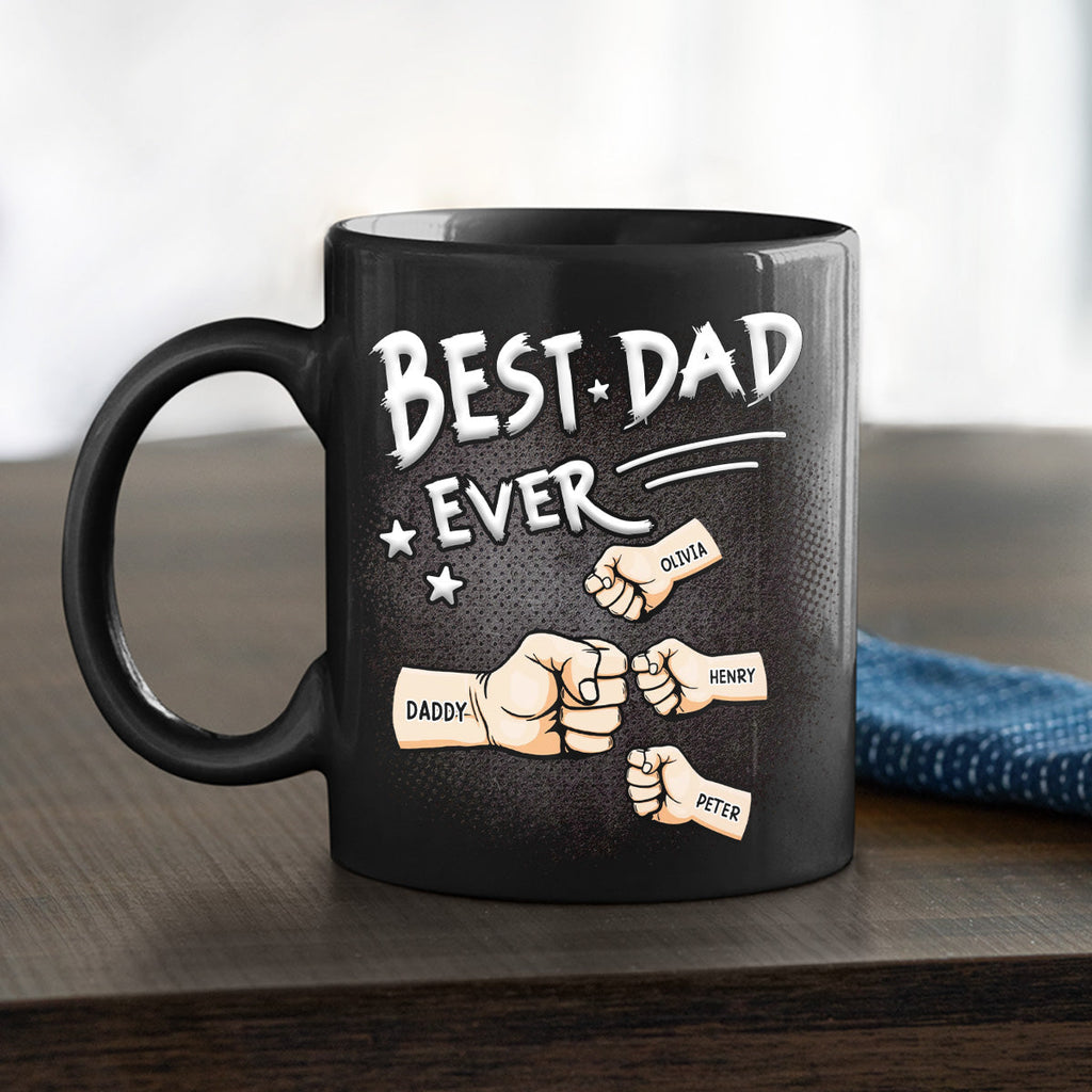 Custom Father's Day, Special Gift for Dad & Grandpa • Best Dad - Personalized Coffee Mug