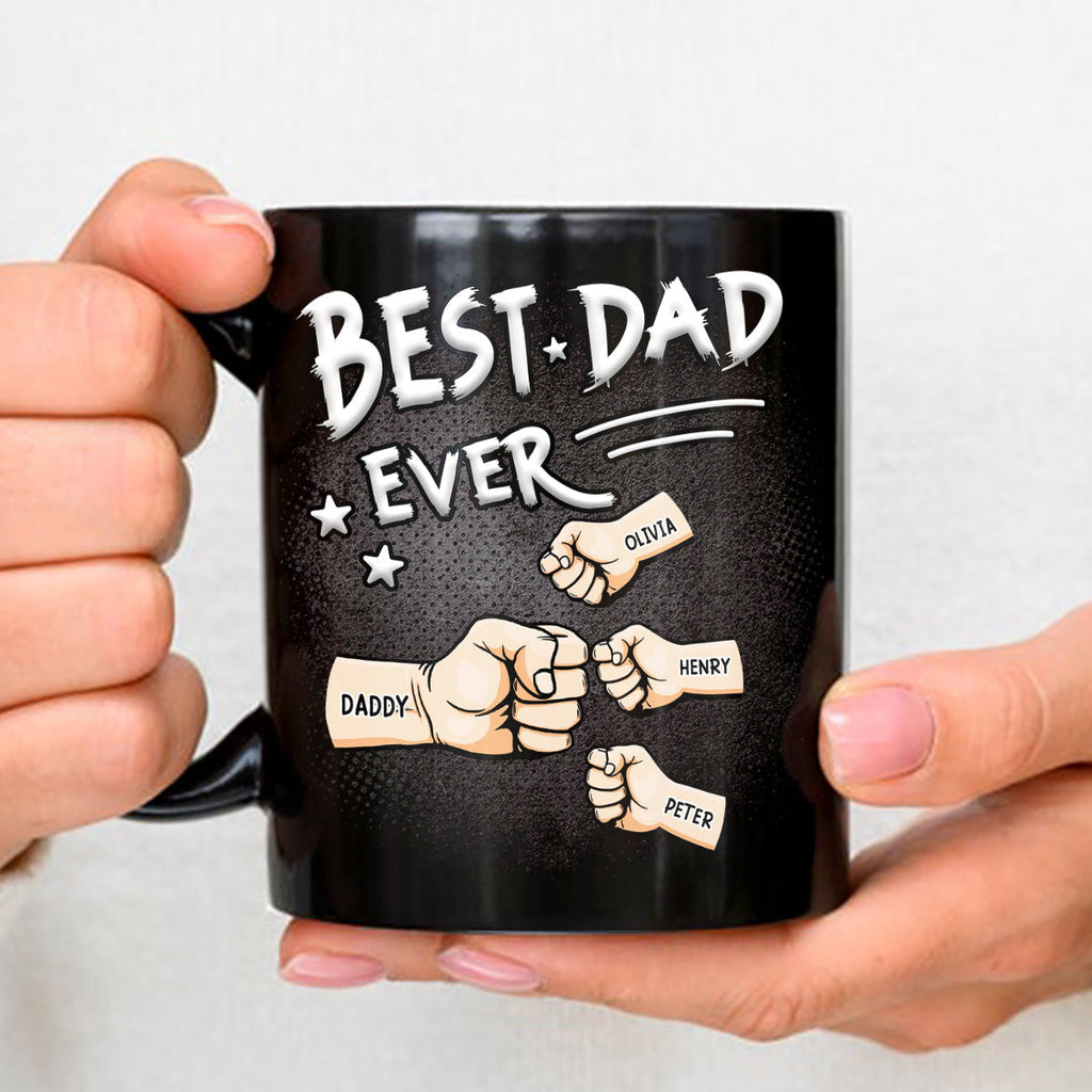 Custom Father's Day, Special Gift for Dad & Grandpa • Best Dad - Personalized Coffee Mug