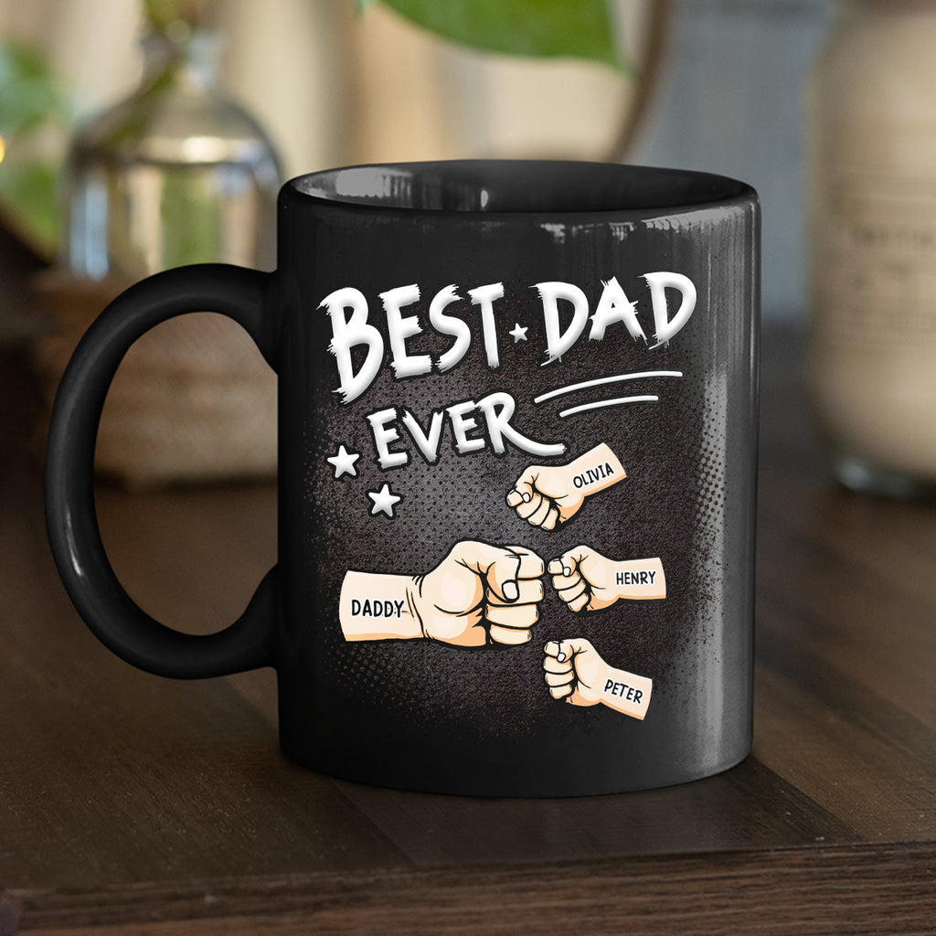 Custom Father's Day, Special Gift for Dad & Grandpa • Best Dad - Personalized Coffee Mug
