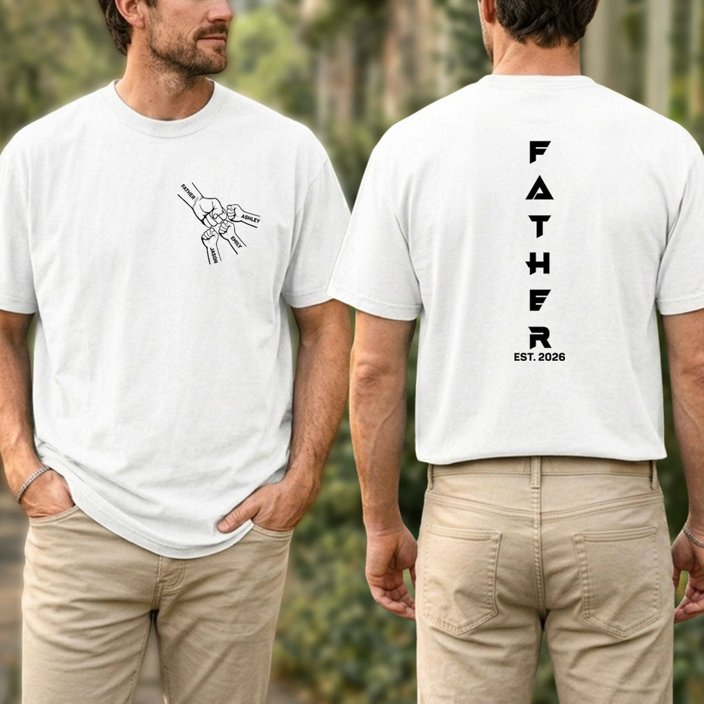 Custom Father's Day, Special Gift for Dad & Grandpa • The Best Papa - Personalized Shirt