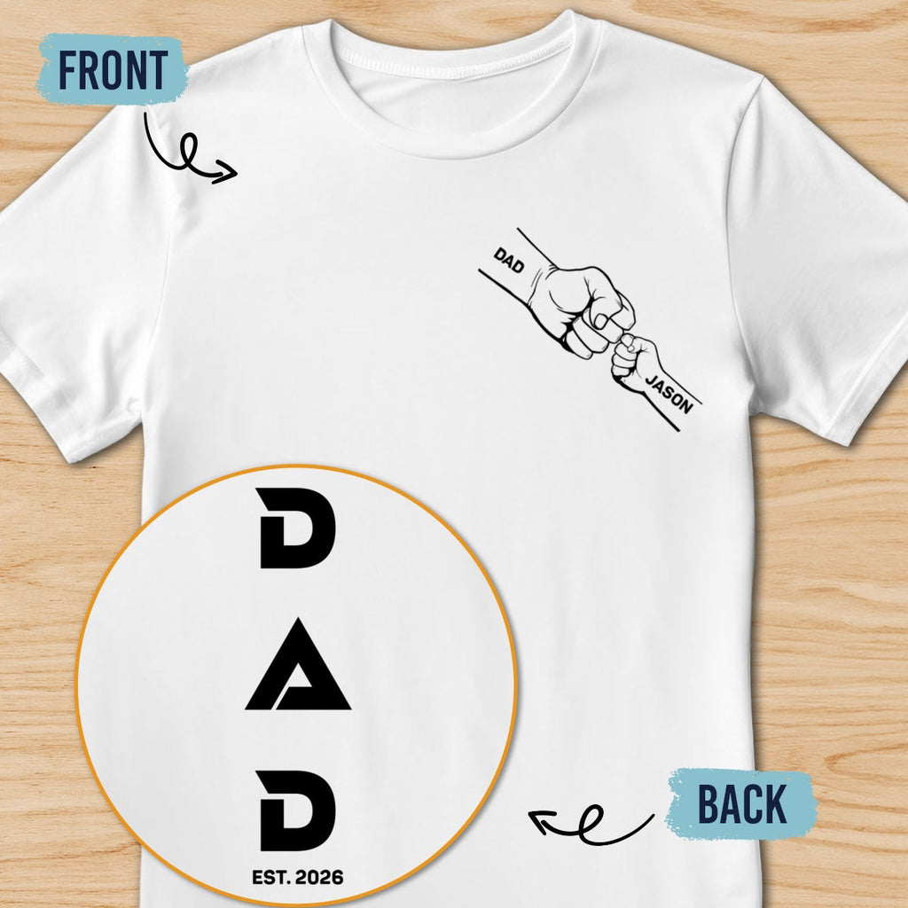Custom Father's Day, Special Gift for Dad & Grandpa • The Best Papa - Personalized Shirt