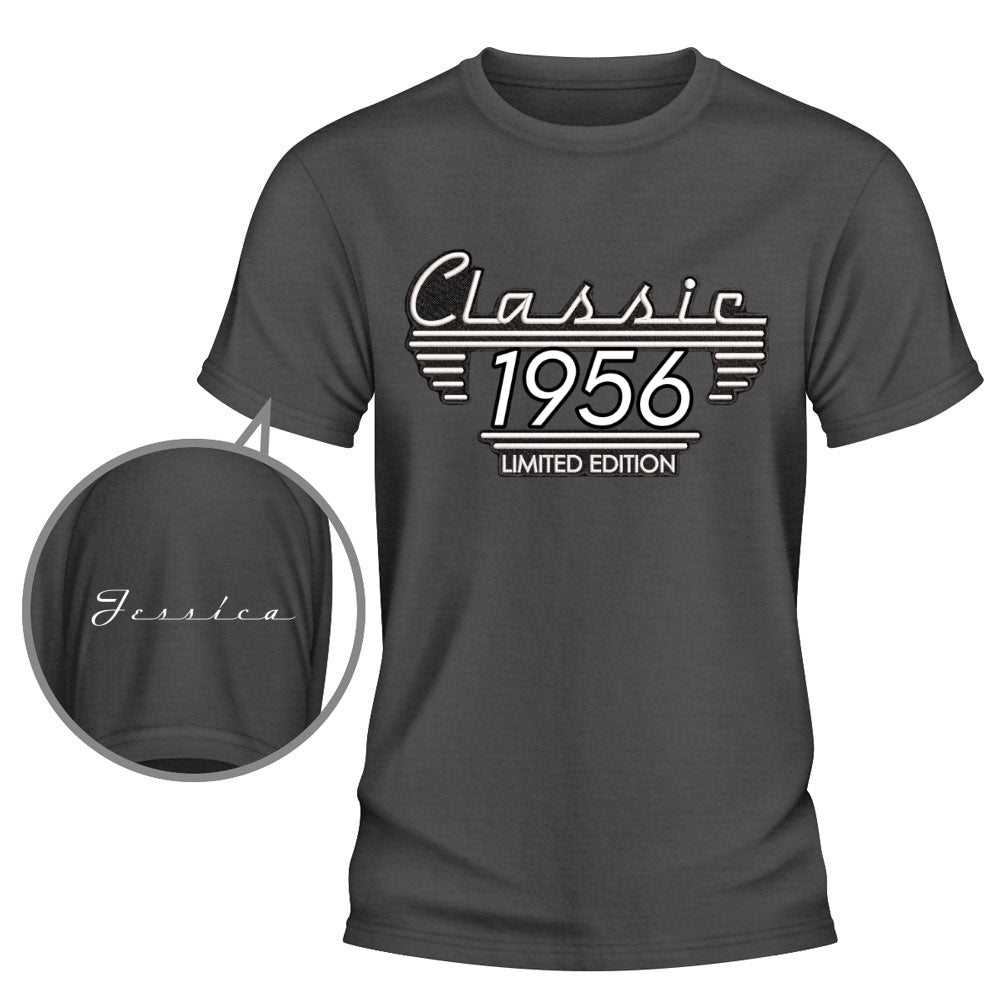 Custom Father's Day, Special Gift for Dad & Grandpa • Classic Edition - Personalized Shirt With Design On Sleeve