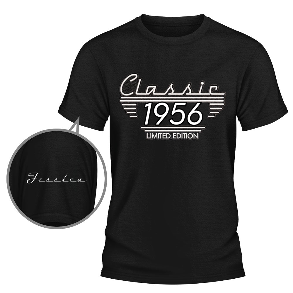 Custom Father's Day, Special Gift for Dad & Grandpa • Classic Edition - Personalized Shirt With Design On Sleeve