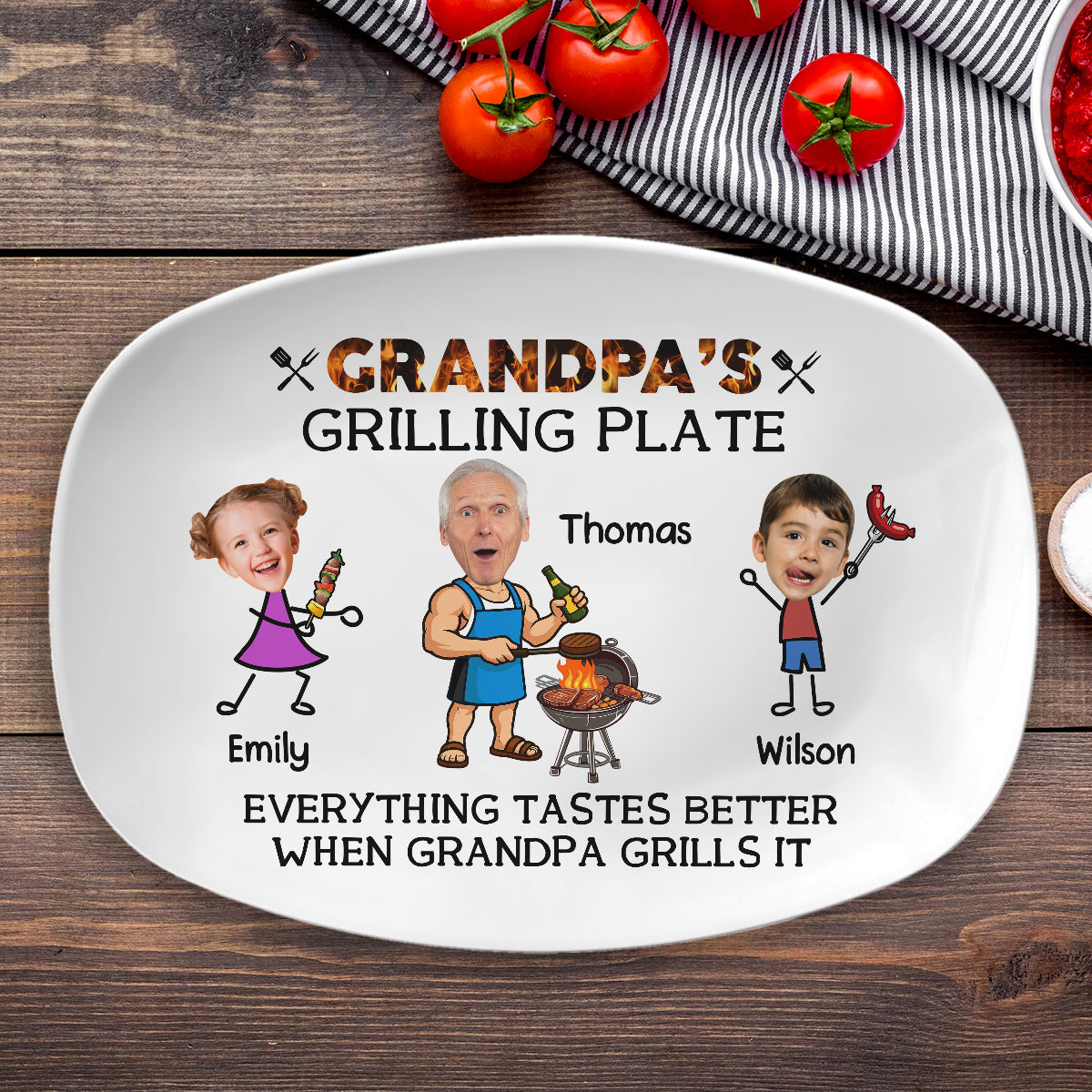 Everything Tastes Better - Personalized Platter