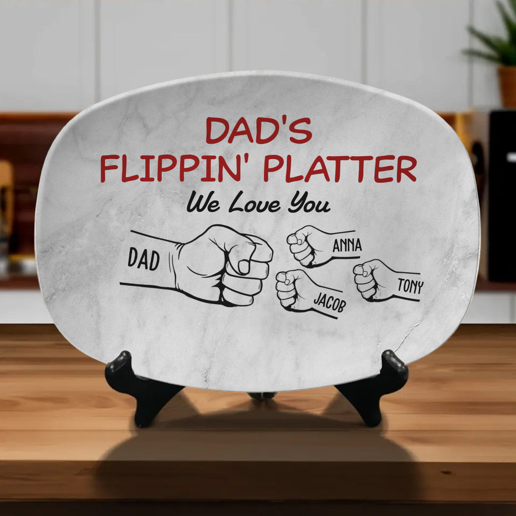 BBQ King Dad - Personalized Platter