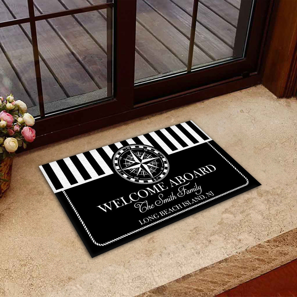 Welcome Aboard - Personalized Doormat