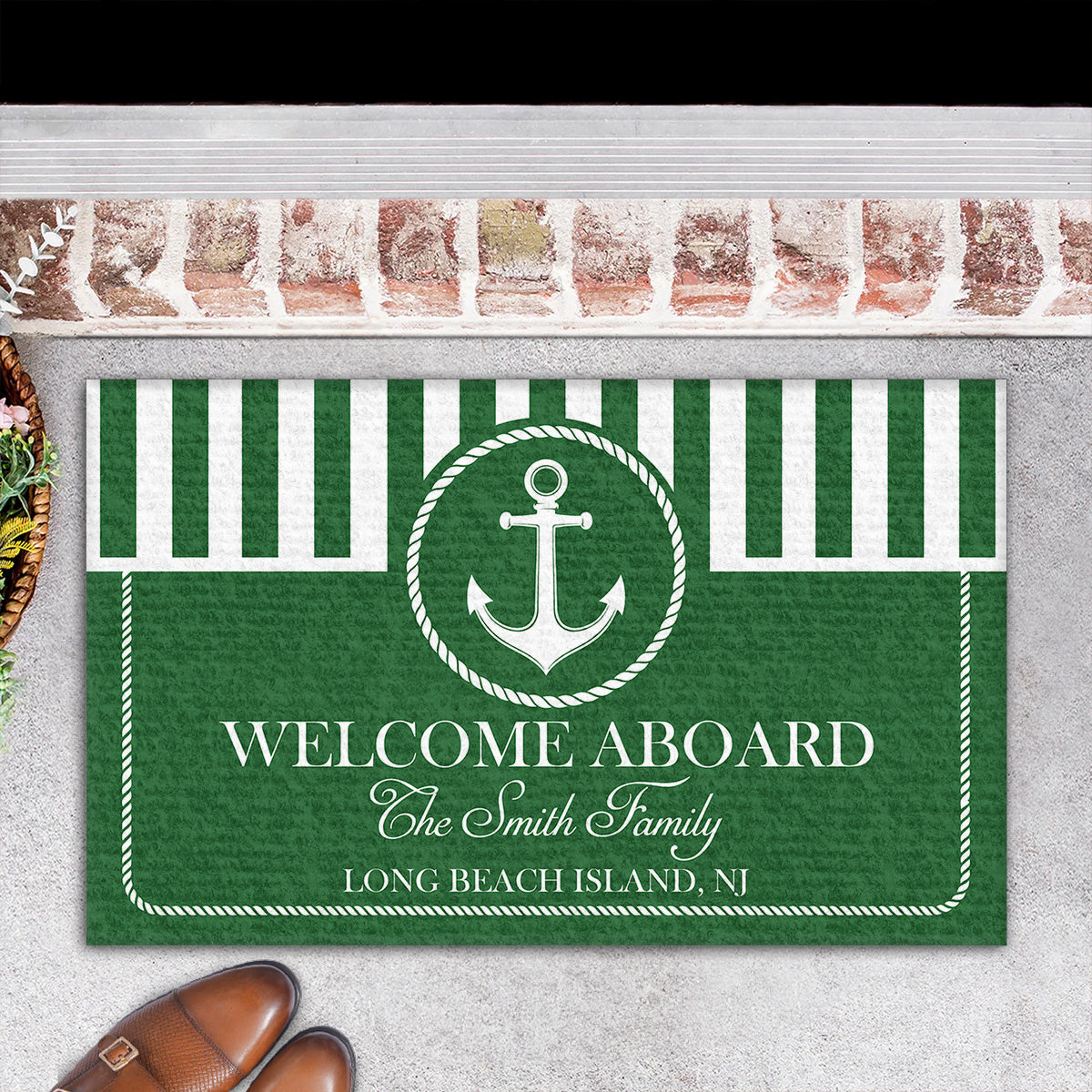 Welcome Aboard - Personalized Doormat