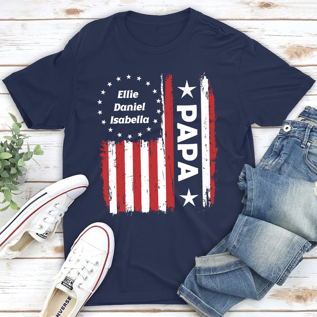 Custom Father's Day, Special Gift for Dad & Grandpa • Papa Legend - Personalized Shirt