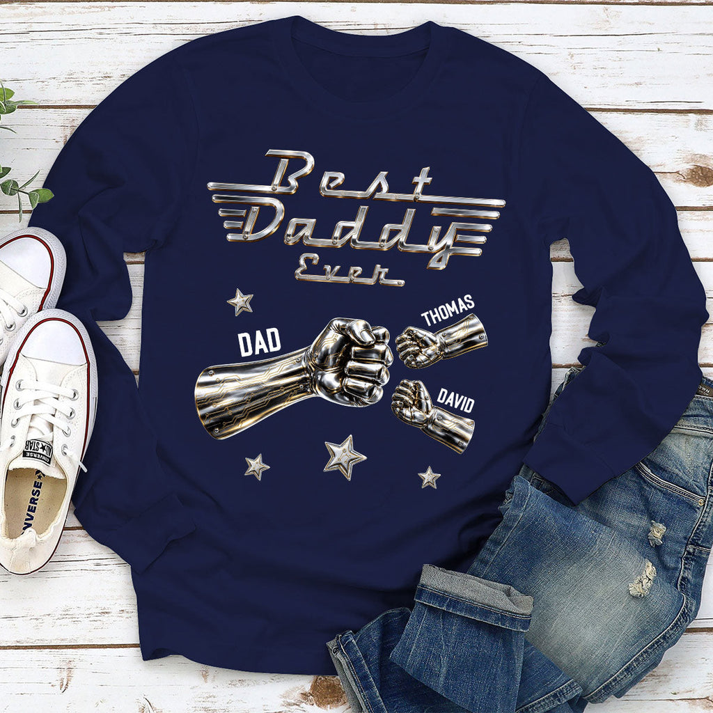 Custom Christmas Anniversary Keepsake Gifts For Husband • Best Dad Ever Classic - Personalized Shirt
