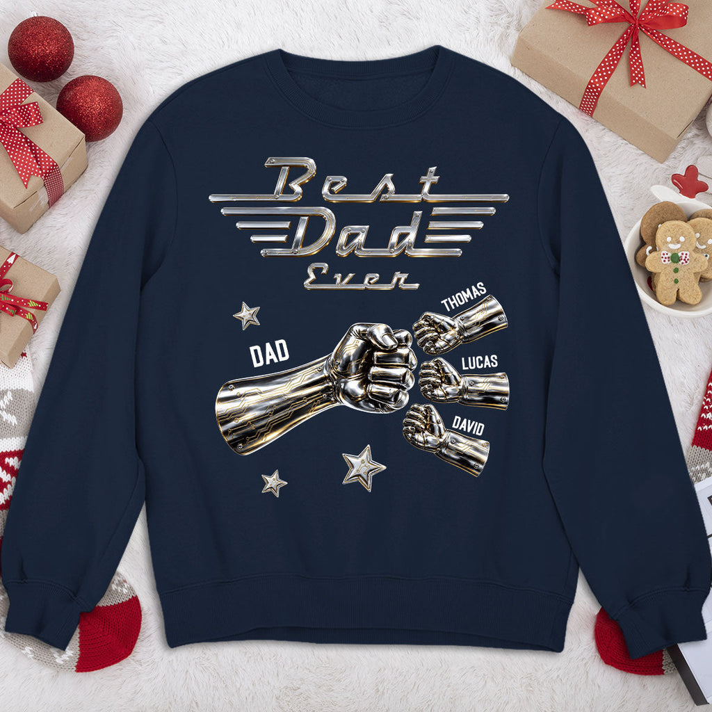 Custom Christmas Anniversary Keepsake Gifts For Husband • Best Dad Ever Classic - Personalized Shirt