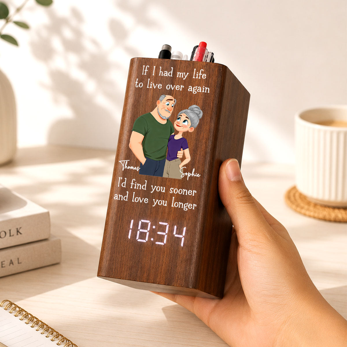Love You So Much - Personalized Pen Holder