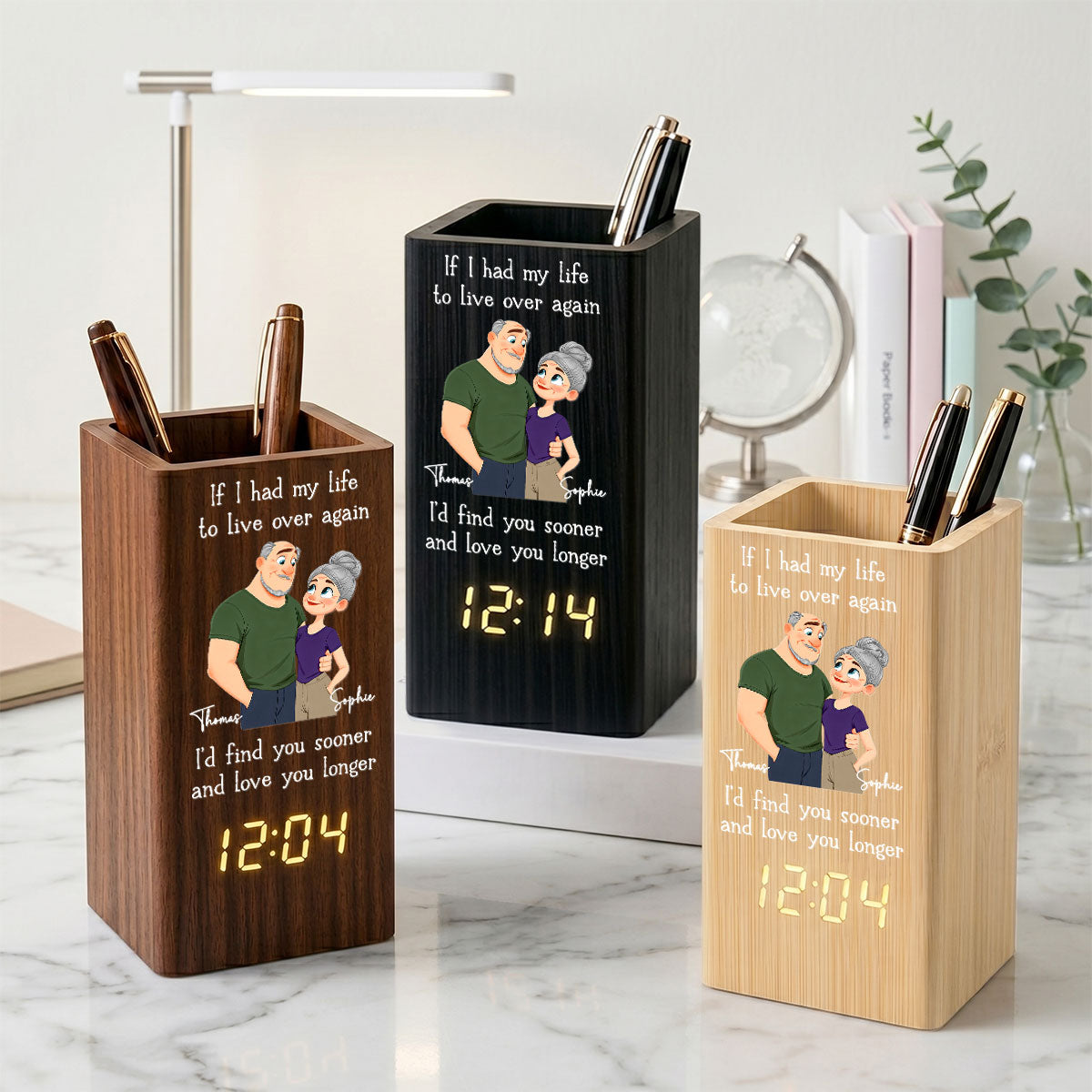 Love You So Much - Personalized Pen Holder