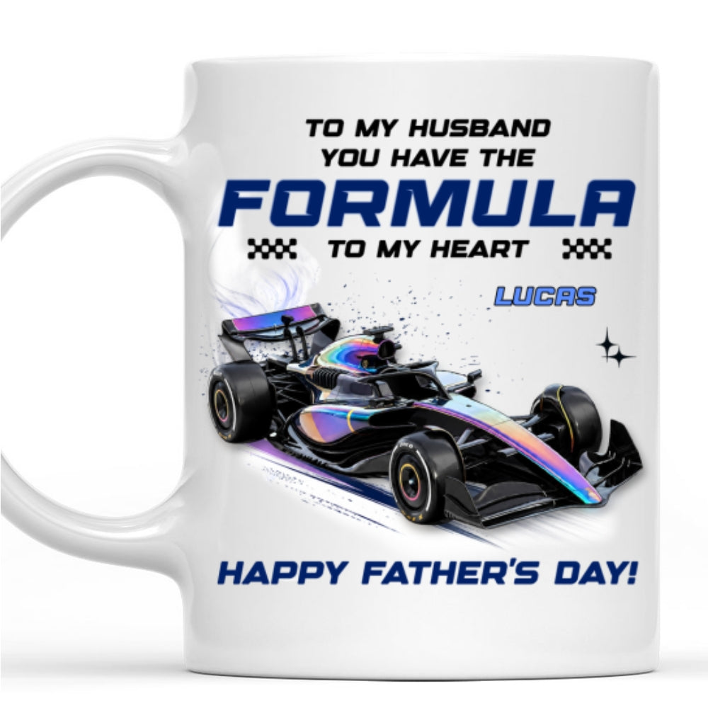 Custom Anniversary Keepsake Gifts For Couple • You Are My Grand Prix - Personalized Coffee Mug