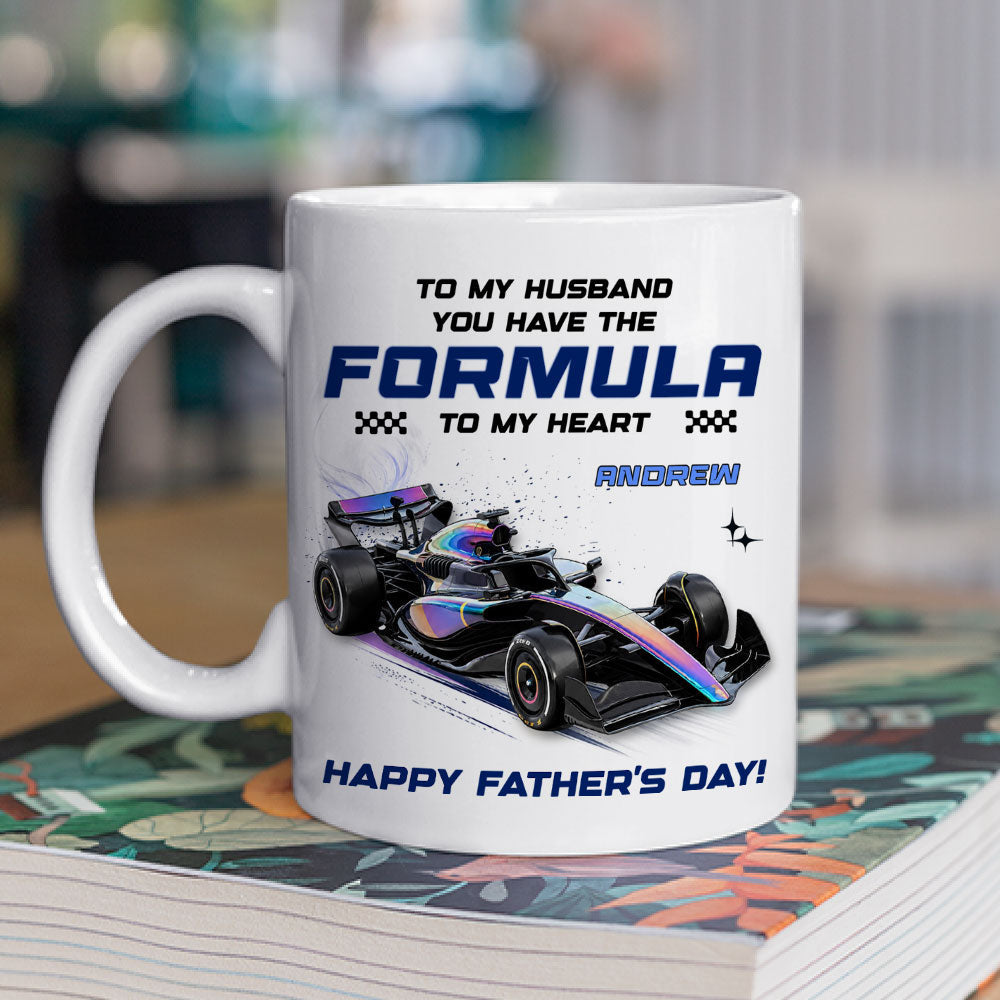 Custom Anniversary Keepsake Gifts For Couple • You Are My Grand Prix - Personalized Coffee Mug
