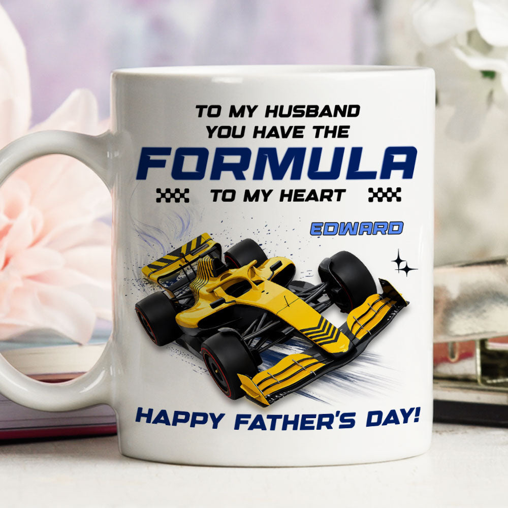 Custom Anniversary Keepsake Gifts For Couple • You Are My Grand Prix - Personalized Coffee Mug
