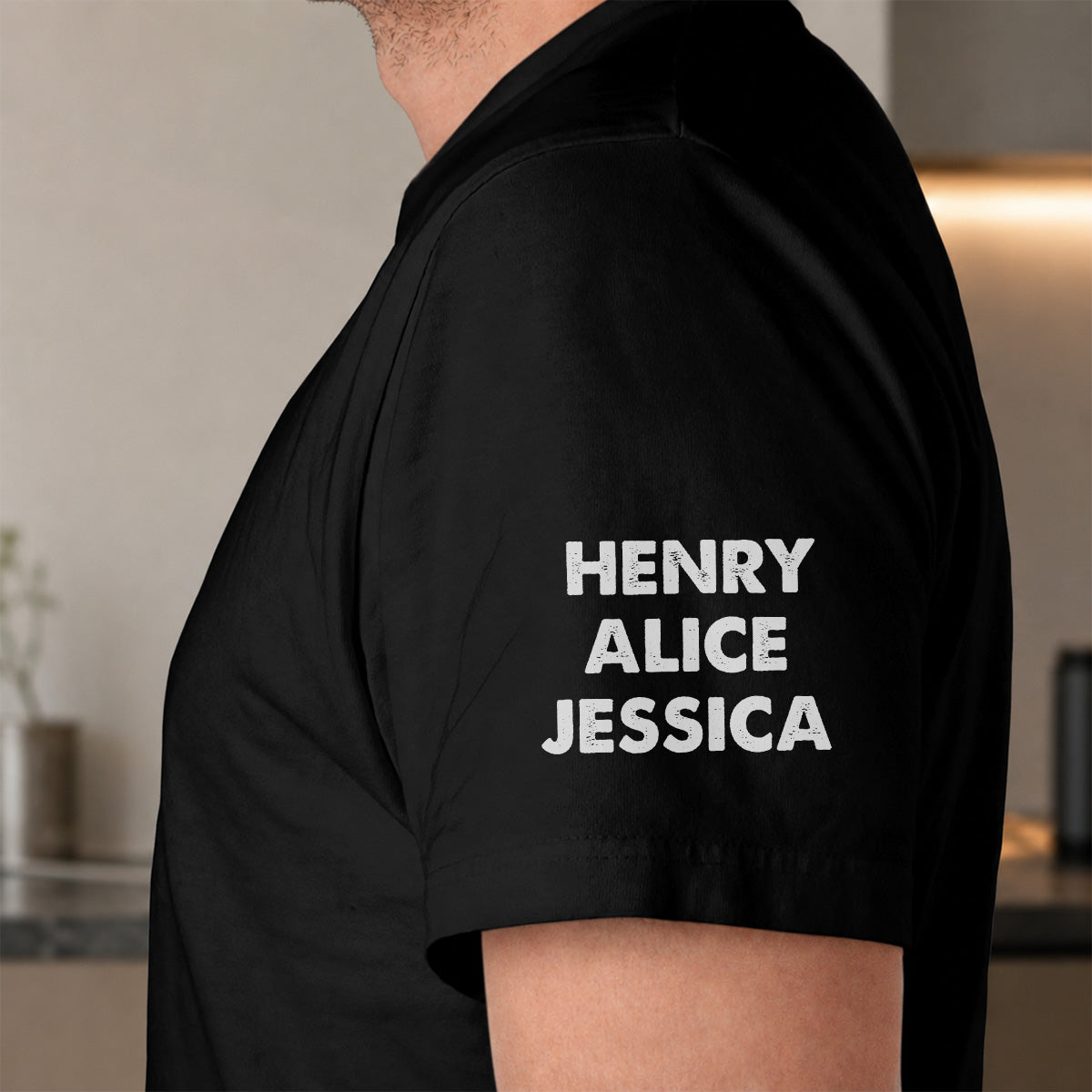 Custom Christmas Anniversary Keepsake Gifts For Husband • I Will Smile In My Mugshot - Personalized Shirt With Design On Sleeve