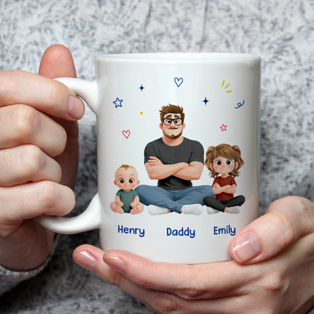Custom Father's Day, Special Gift for Dad & Grandpa • Always The Hot Member - Personalized Coffee Mug