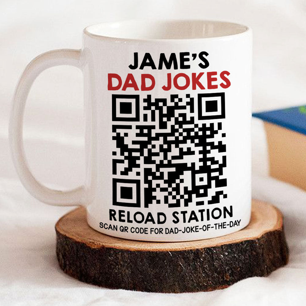 Custom Coworker, Christmas & Birthday Team Appreciation Gift • Fresh Joke Every Day - Personalized Coffee Mug