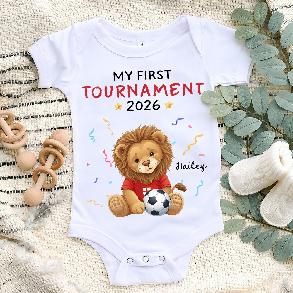 My First Tournament - Personalized Baby Onesie