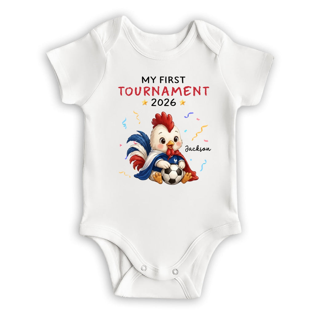 My First Tournament - Personalized Baby Onesie