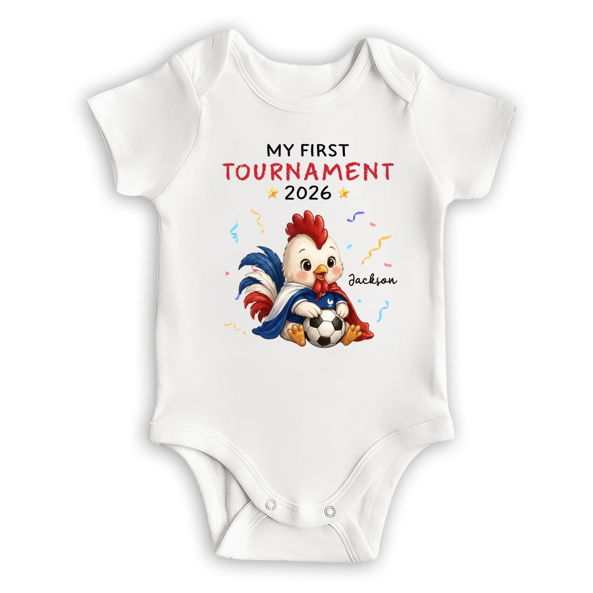 My First Tournament - Personalized Baby Onesie