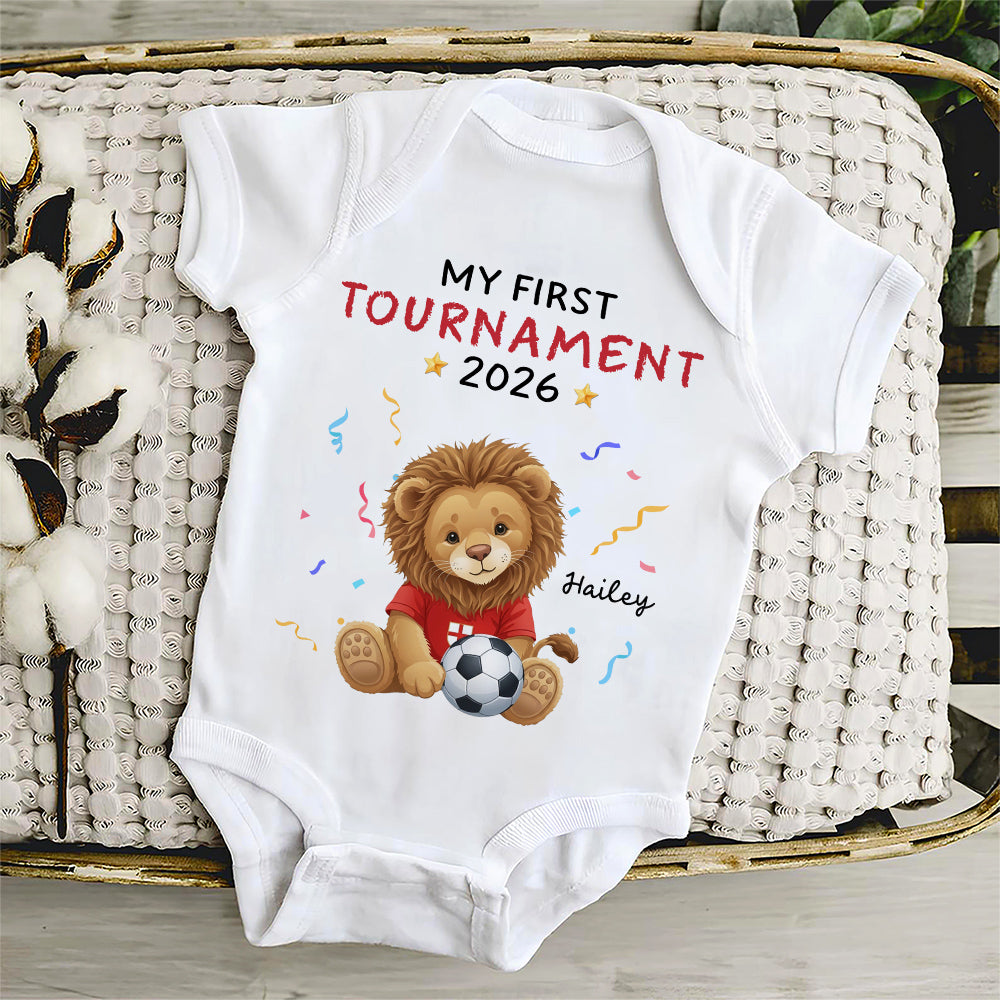 My First Tournament - Personalized Baby Onesie