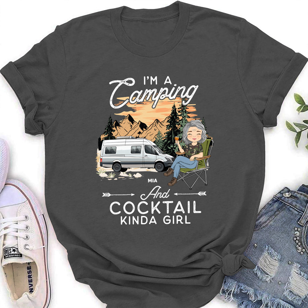 Custom Christmas & Birthday Keepsake Gift • Kinda Girl - Personalized Women's T-shirt