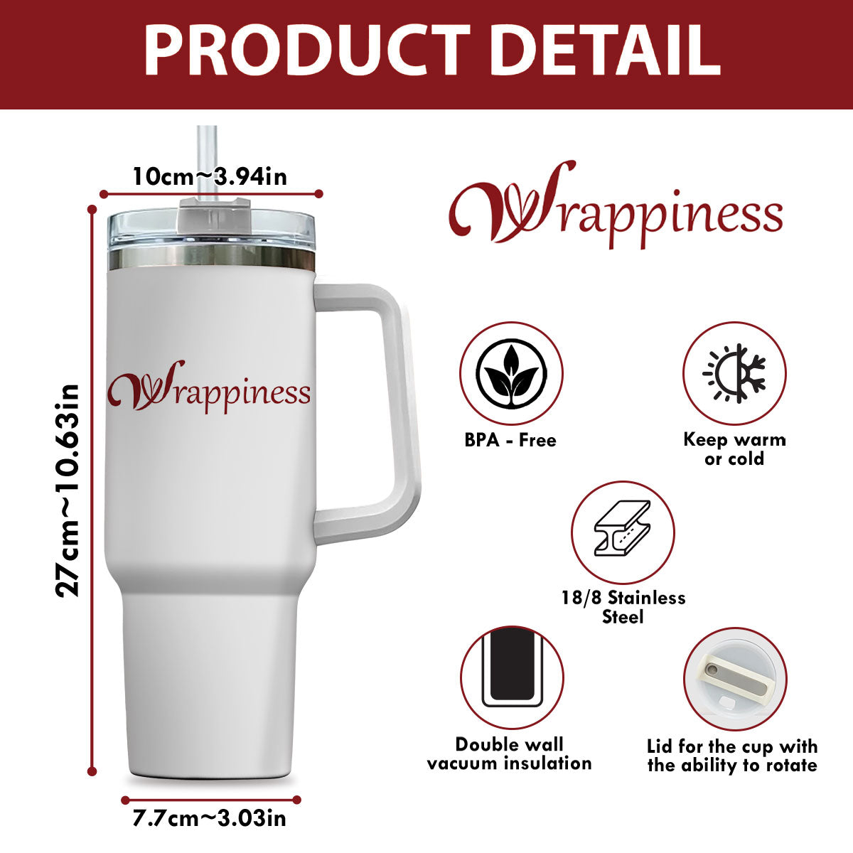 Nana Papa Mommy Daddy - Personalized 40 Oz Tumbler