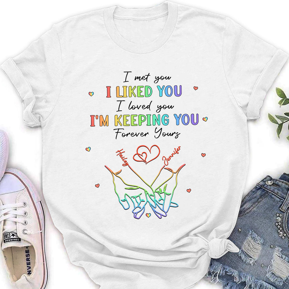 Custom Anniversary Keepsake Gifts For Couple • Love Knows No Gender - Personalized Shirt