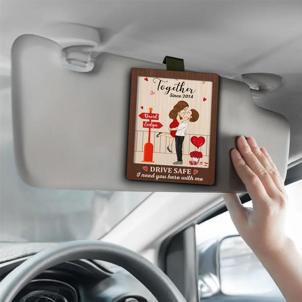 Love You So - Personalized Car Visor Clip