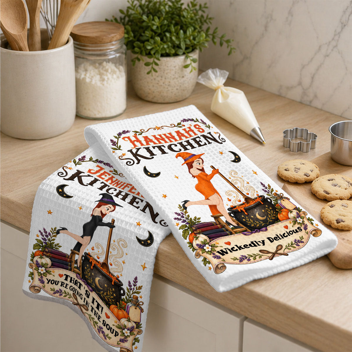 Wickedly Delicious - Personalized Kitchen Towel