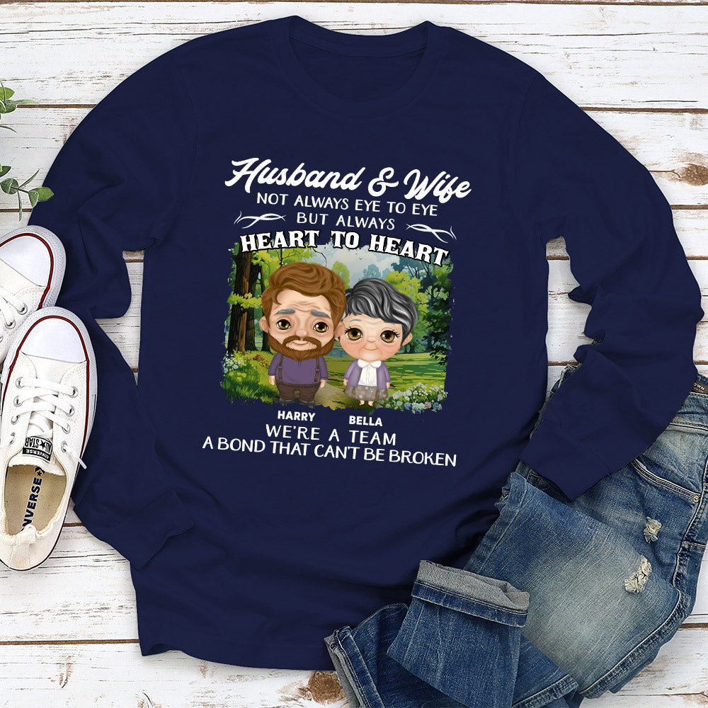 Custom Anniversary Keepsake Gifts For Couple • Cant Be Broken - Personalized Long Sleeve T-shirt